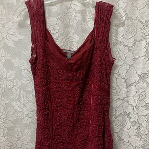 Apt. 9 Burgundy Lace Women's Blouse